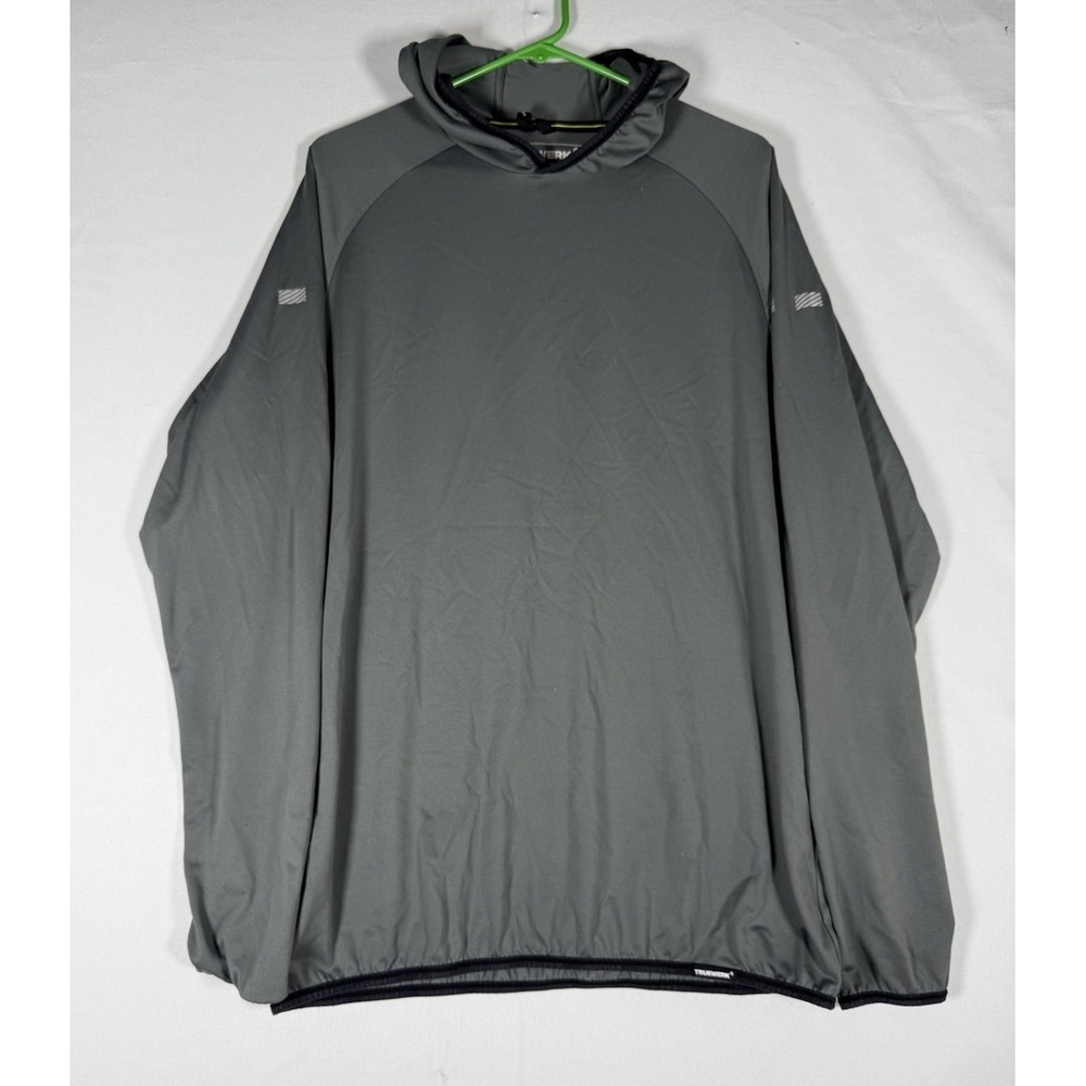 Truewerk Hoodie Mens XL Gray T5 Werk Hoody Sun Shirt UV Protection UPF